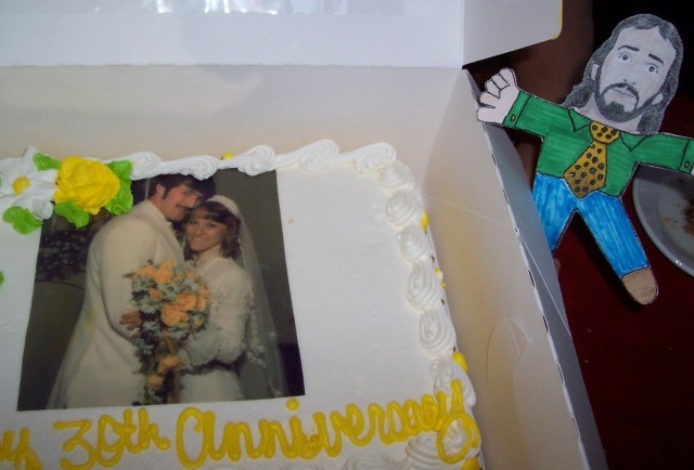 Last night we celebrated my brother 39s 30th wedding anniversary