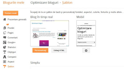 centrare header in blogger