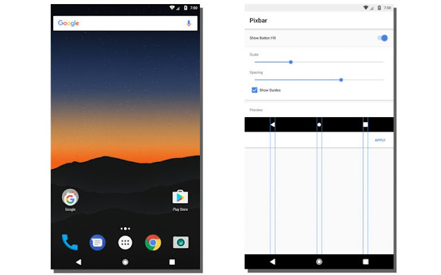 Pixbar: add google Pixel nav buttons to any Android without root