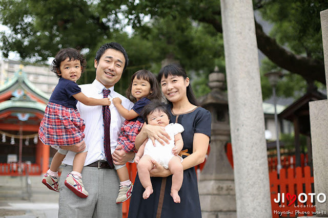 鶴見神社でお宮参り出張撮影