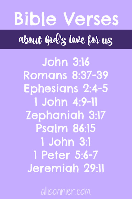 Bible verses about God's love