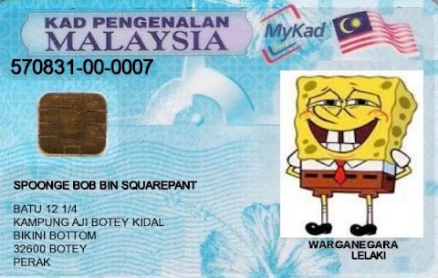 rahsia nombor kad pengenalan
