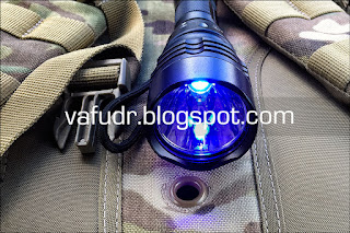UV Diving Waterproof Flashlight 390-395nm IP68