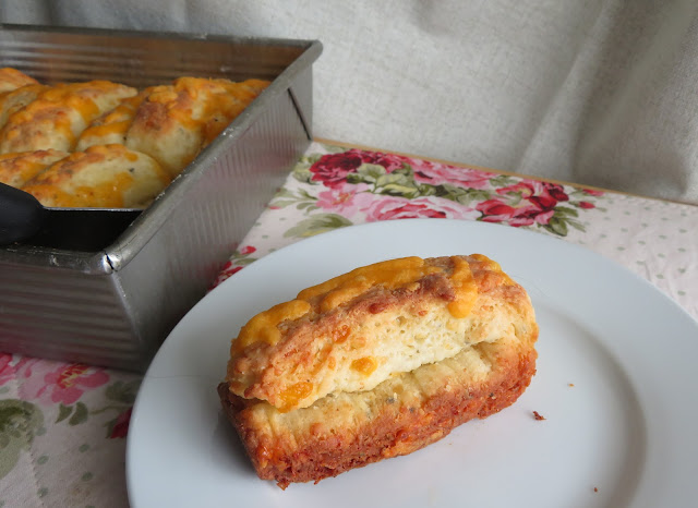 Cheesy Butter Biscuit Sticks