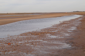 Brancaster beach empty, North Norfolk coast