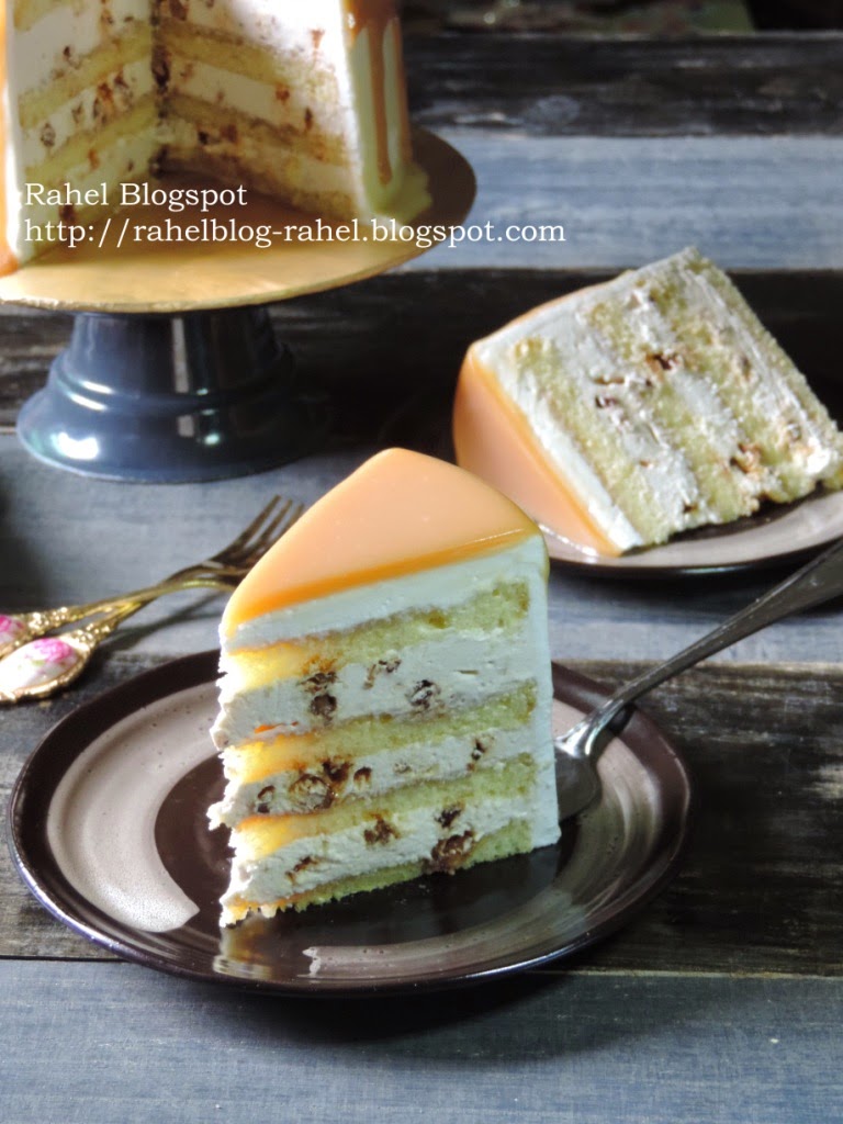 Rahel Blogspot: Pecan Butterscotch Cake