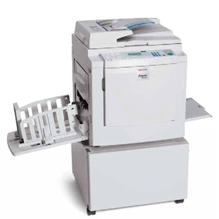الة الطباعة التصويرية Ricoh DX3240 digital duplicator 120 copy per minute used copiers