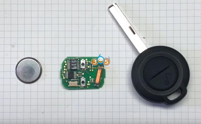 Unlock Smart 454 PCF7941 Key with Keydiy KD-X2 1