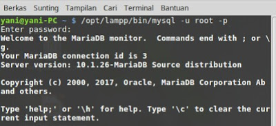 membuat database & tabel pada terminal linux belajar pemrograman dengan linux linux sistem operasi open source halal database server terminal linux membuat database di linux membuat tabel pada linux membuat database pada terminal membuat tabel pada terminal cara mudah belajar database