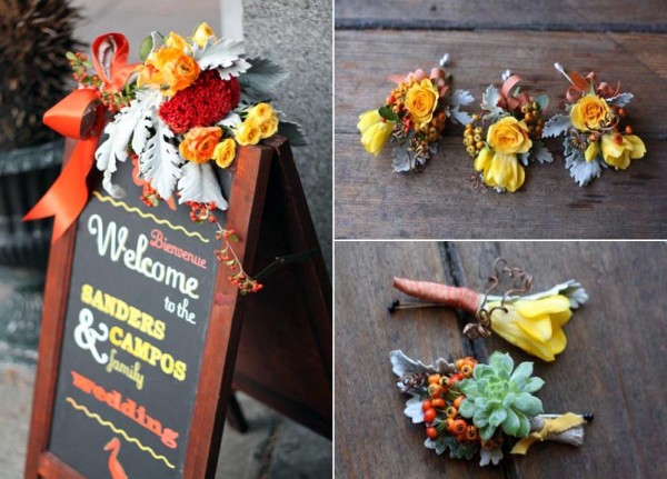 Lovely Fall wedding reception ideas