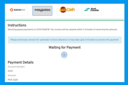 middlehost payment details process,