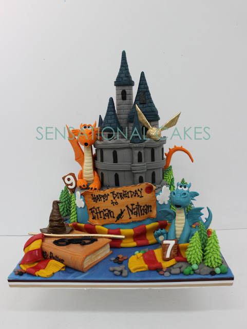 harry potter cake singapore dragons theme cake 