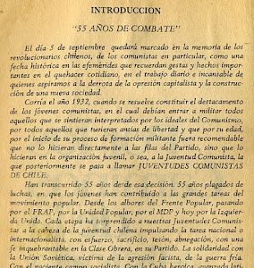 En 2012 la Jota cumplió 80 años formales. En 1987: 55 años de combate...