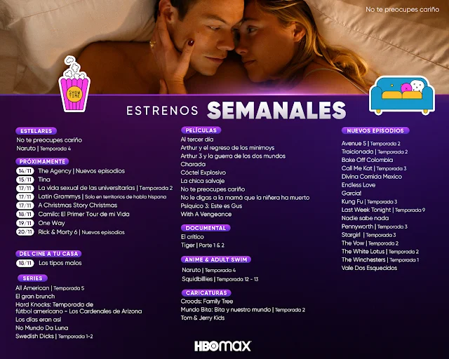 Novedades HBO MAX: Estrenos de películas y series de la semana (14 al 20 de noviembre de 2022)