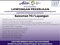 Lowongan kerja salesman PT AUF