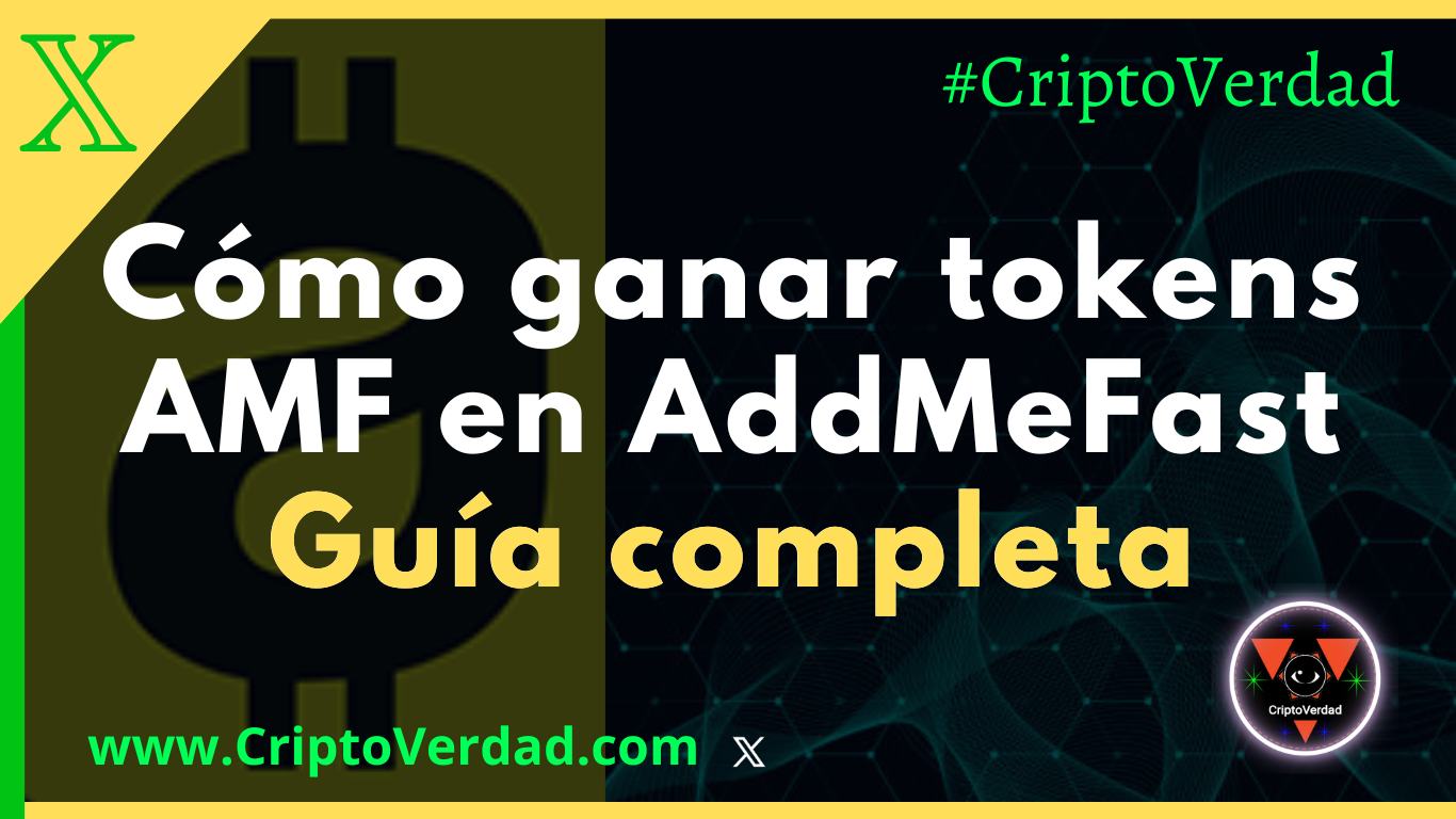 Cómo ganar tokens AMF en AddMeFast: Guía completa