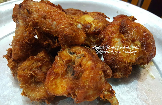 ZULFAZA LOVES COOKING: Ayam goreng berempah disubuh yang 