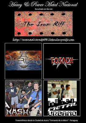 HEAVY - POWER METAL PARAGUAYO - Radio de Difusión Metalera The Iron Riff - Querubes - Torden - Nash - Metal Urbano