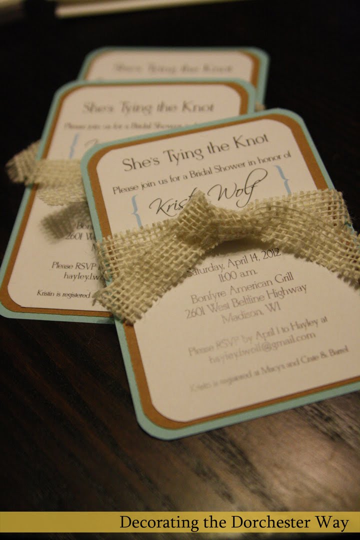 Check out these wedding shower invites I created