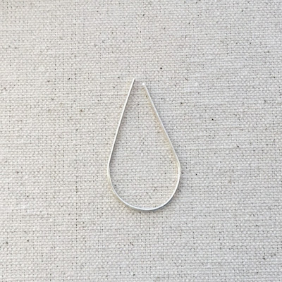 Free Tutorial - Making a Wire Teardrop Frame for Beading