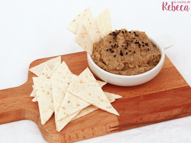 Baba ganoush o mutabal (paté de berenjena)