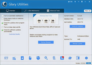 Glary Utilities Pro 2015 CRACK 5.25.0.44 Final + Portable