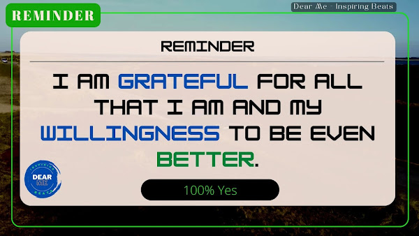 Reminder - I am Grateful for Me