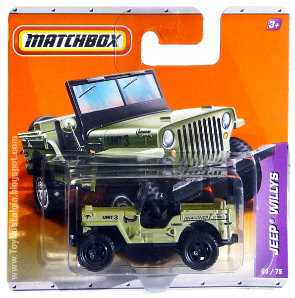 MATCHBOX  - JEEP WILLYS- No. 71 Made in Thailand - 2009 (MATTEL)