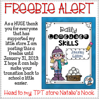 https://www.teacherspayteachers.com/Product/Daily-Language-Skills-January-Morning-Work-1611205