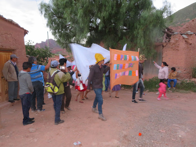 Karneval gestern in Hallpa Huasi Bolivien