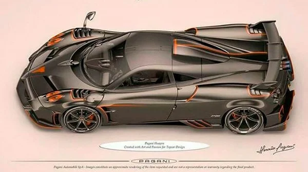 Pagani Huayra Dragon TopCars Design