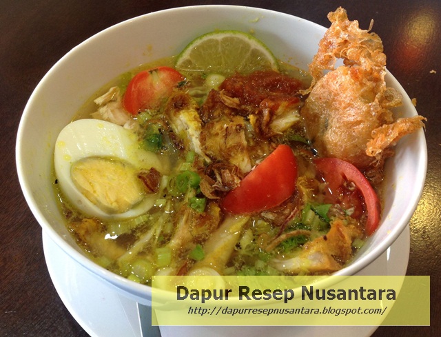 Resep soto ayam lamongan dan soto ayam