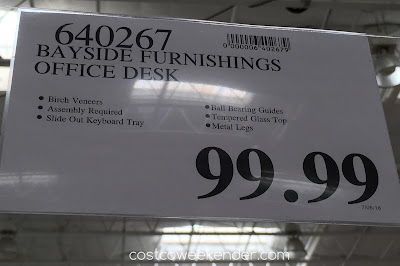 Deal for the Bayside Furnishings Computer Desk at Costco