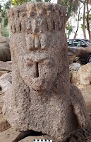 The goddesses Isis or Hathor, or one of the queens of Ramesses II.