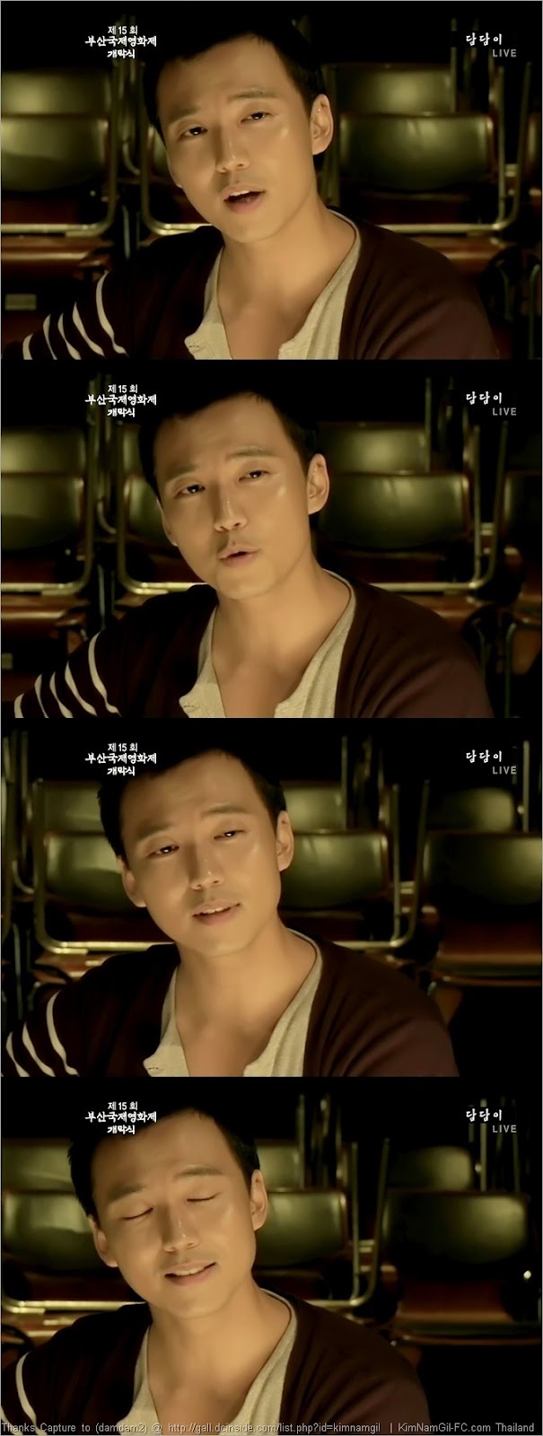 KimNamGil-FC.com Thailand KNG singing in 2010 Pusan International Film Festival (2)