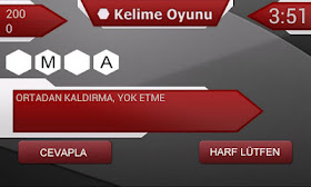 Android Türkçe Kelime oyunu tdk