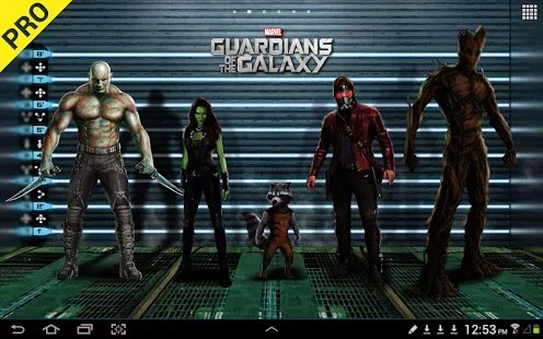 Guardians of the Galaxy LWP (Premium) v1.01 Apk Android