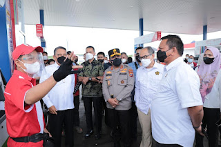 Kapolda Sumut Dampingi Menteri ESDM RI dan Dirut Pertamina Cek BBM