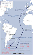 Sea Harriers And Harriers In The Falklands War (falklands campaign distances to bases )