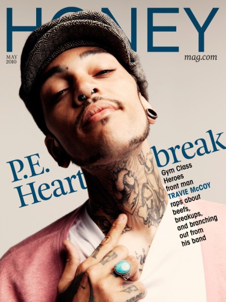 GYM CLASS HEROES frontman Tatted Up TRAVIS MCCOY covers the new issue of 