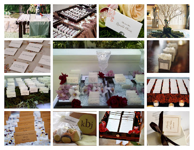 La fleur weddings amp events escort card ideas