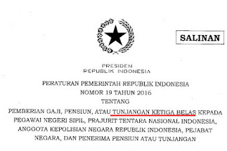 √ Peraturan Pemerintah Nomor 19 Tahun 2019 Wacana Proteksi Honor Ke-13
Bagi Pns Dan Akseptor Pensiuntahun 2019