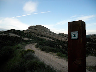 The Pacific Crest Trail at Mormon Rocks