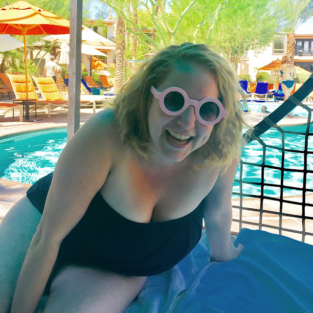 2017, 2018, reflection, Jamie Allison Sanders, Palm Springs, Riviera Palm Springs, ban.do sunglasses