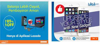lazada dan blibli