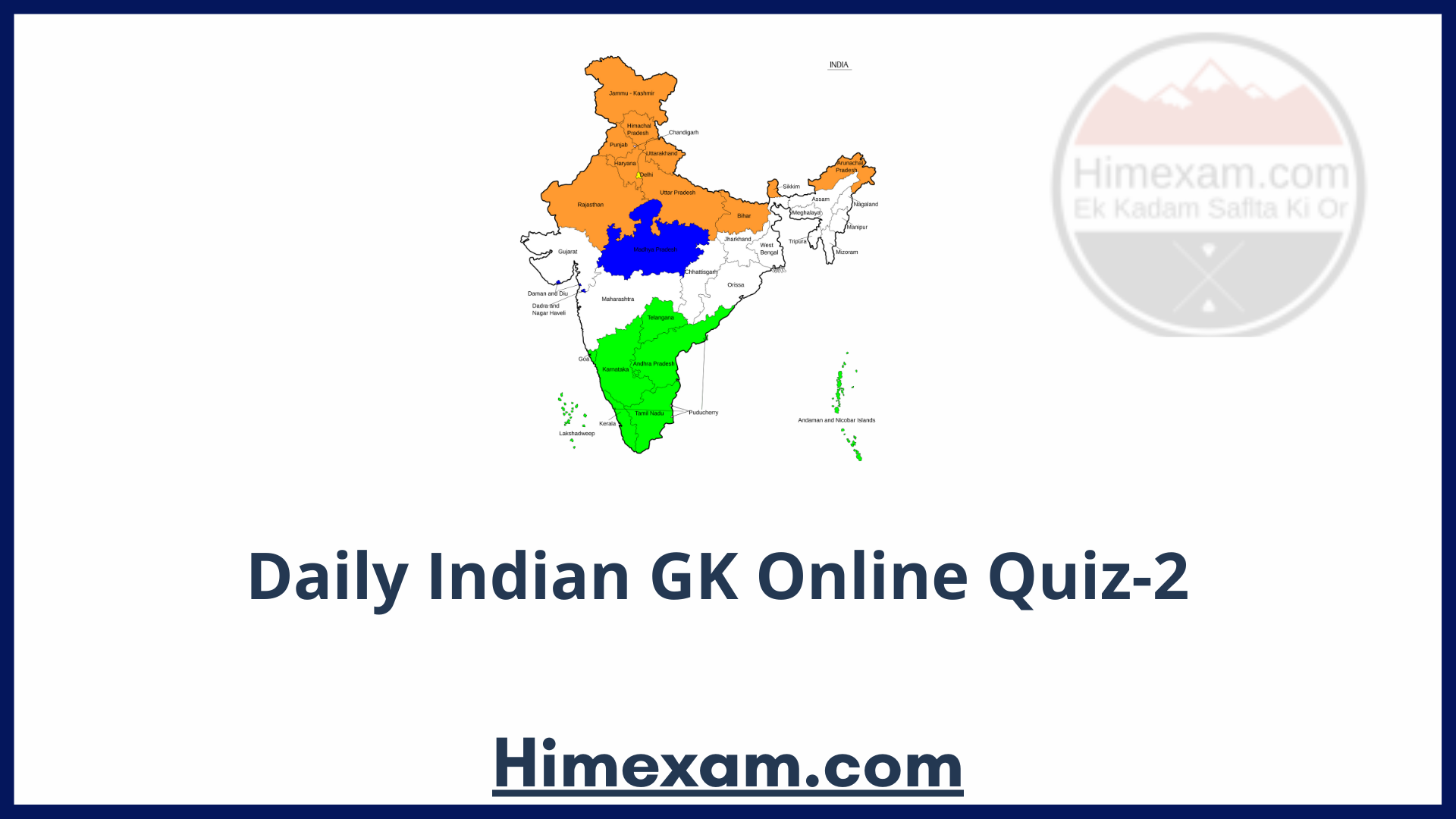 Daily Indian GK Online Quiz-2