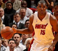 Mark Blount playing for the Miami Heat