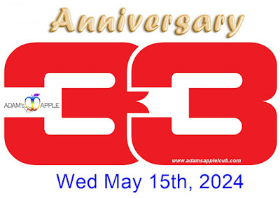 33rd Anniversary 2024 Adams Apple Club Chiang Mai Thailand
