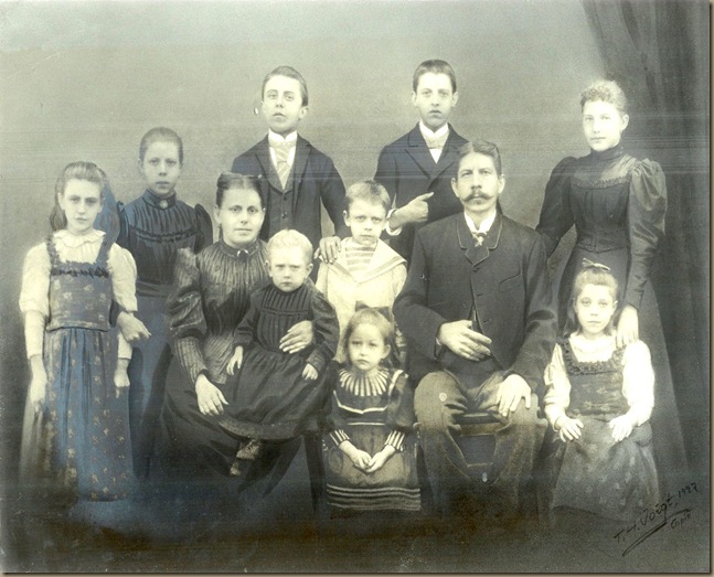 Zeuner family circa 1885