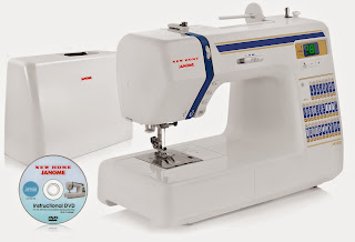 anome JW7630 Computerized Sewing Machine with 30 Built-In Stitches w/ Hard Cover + Instructional DVD